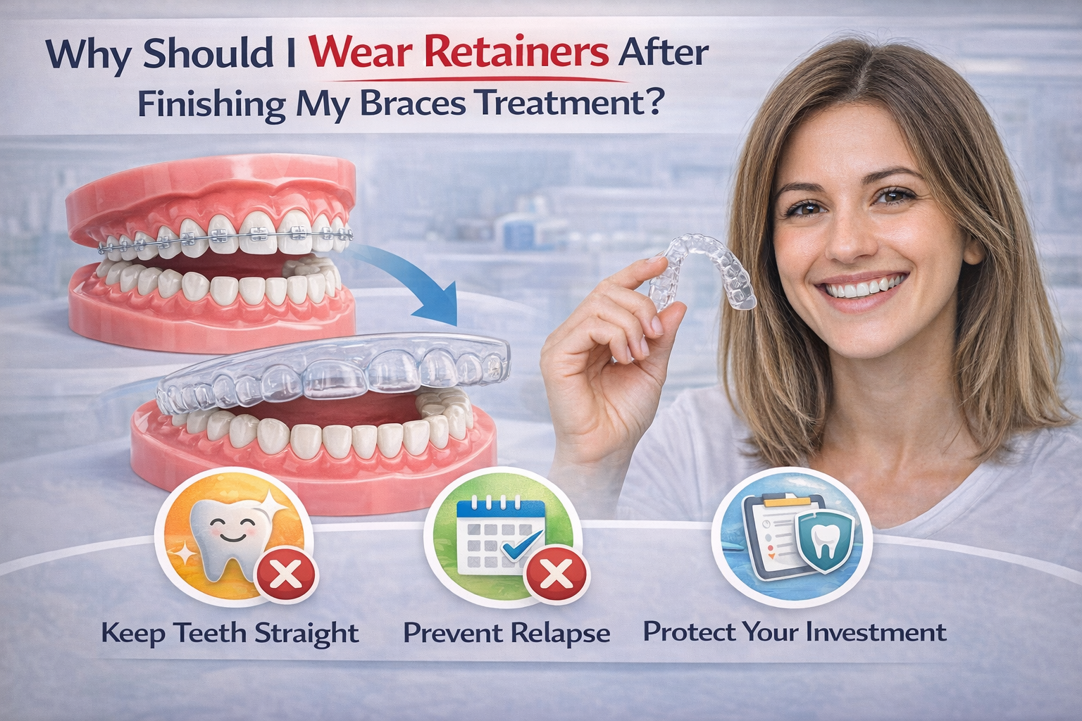 Importance of retainers after braces
