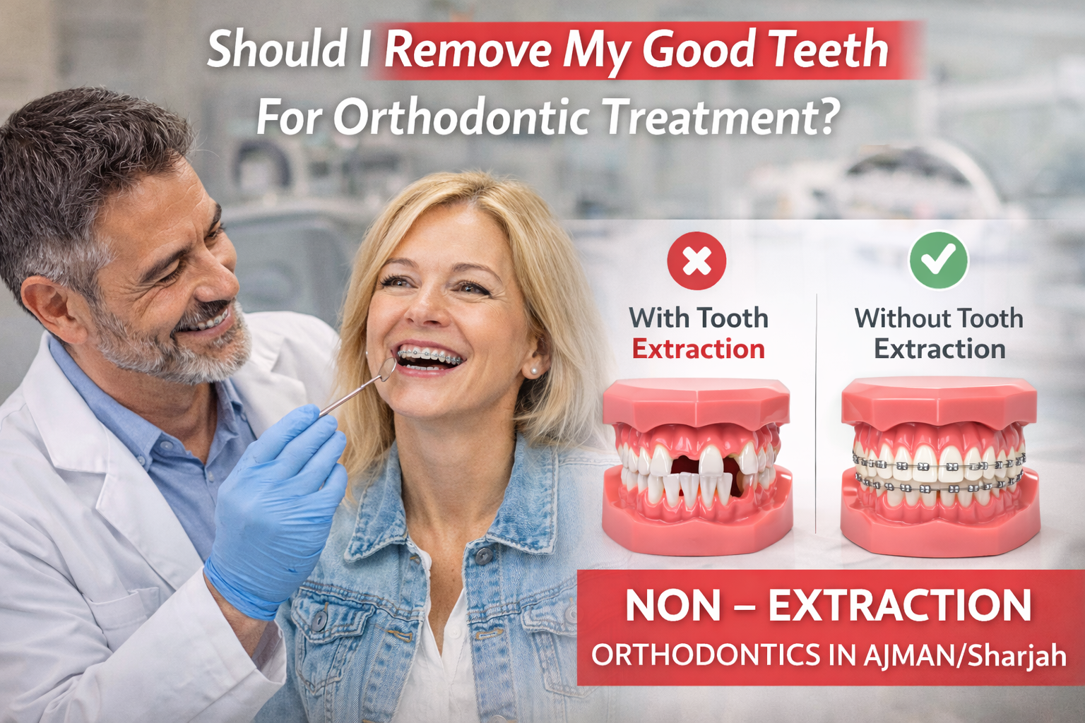 Non extraction orthodontics