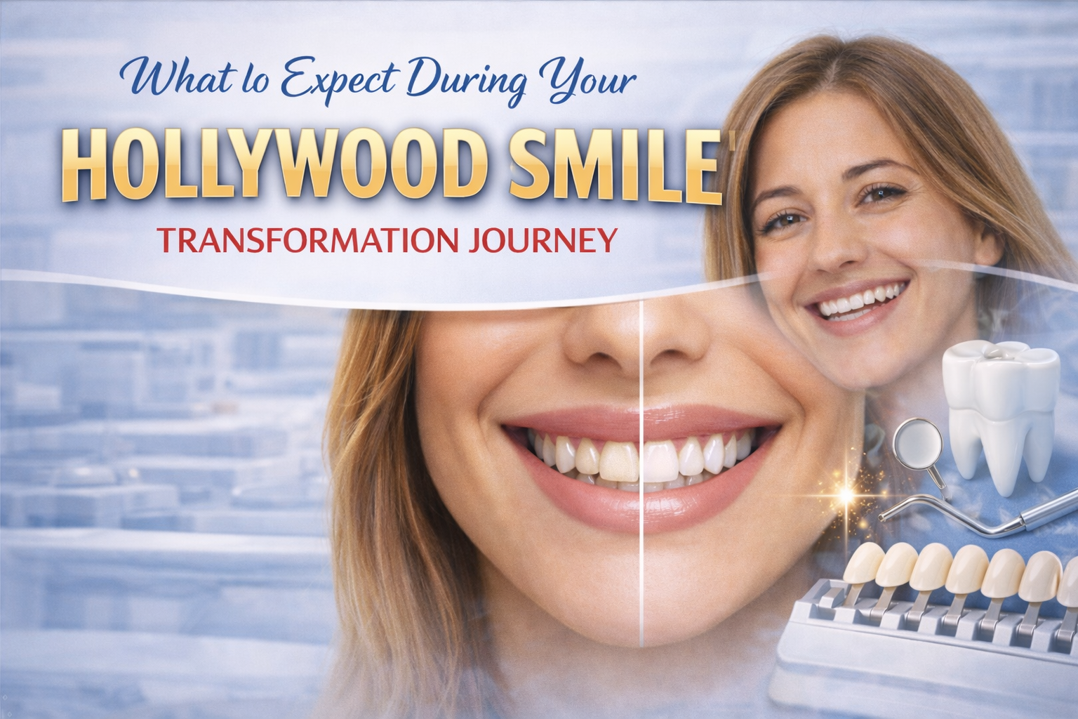 hollywood smile procedure images